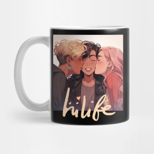 Poly kisses Mug